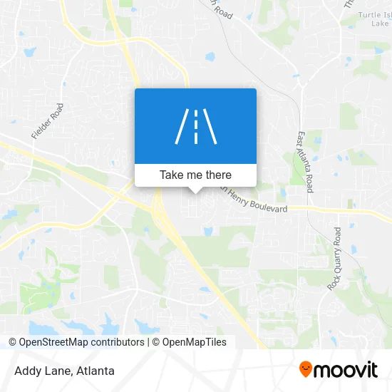 Addy Lane map