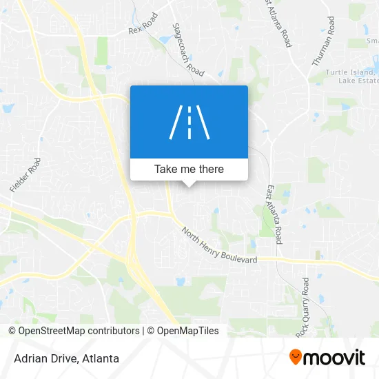 Adrian Drive map