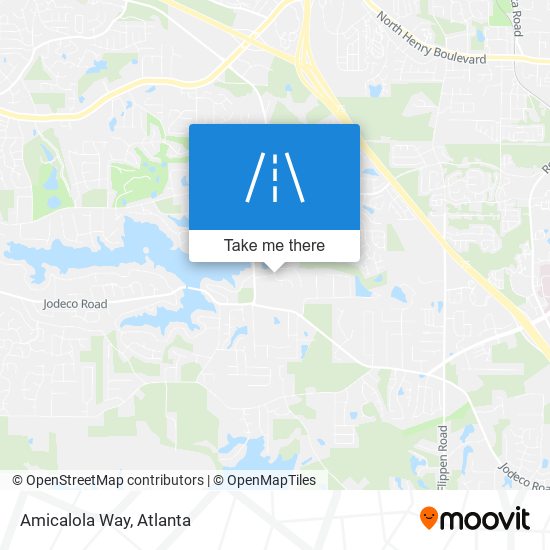 Mapa de Amicalola Way