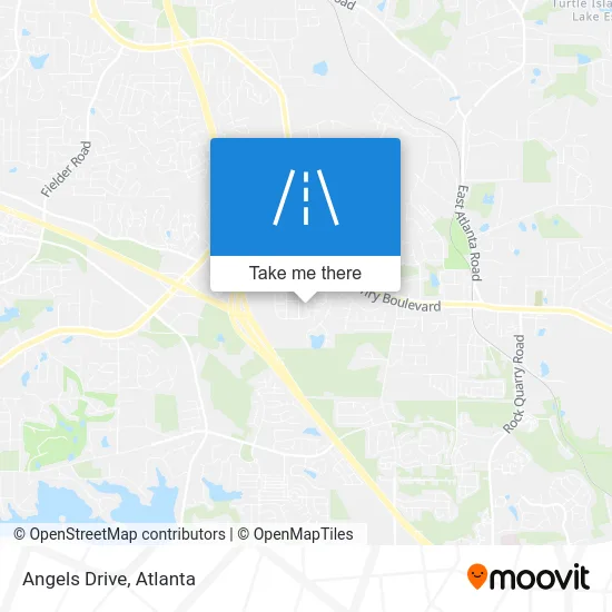 Angels Drive map