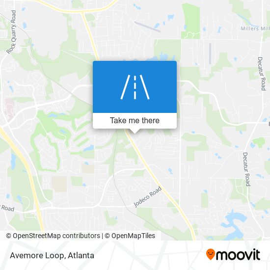 Mapa de Avemore Loop