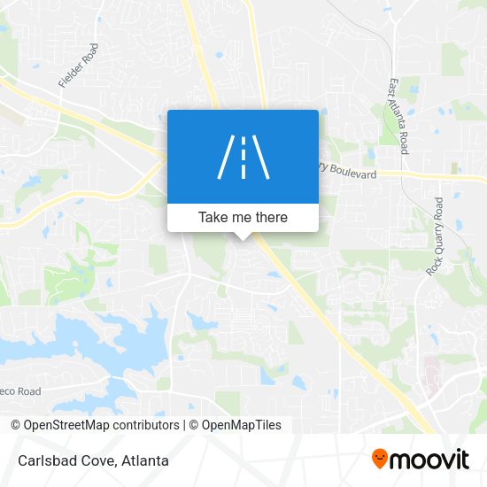 Mapa de Carlsbad Cove