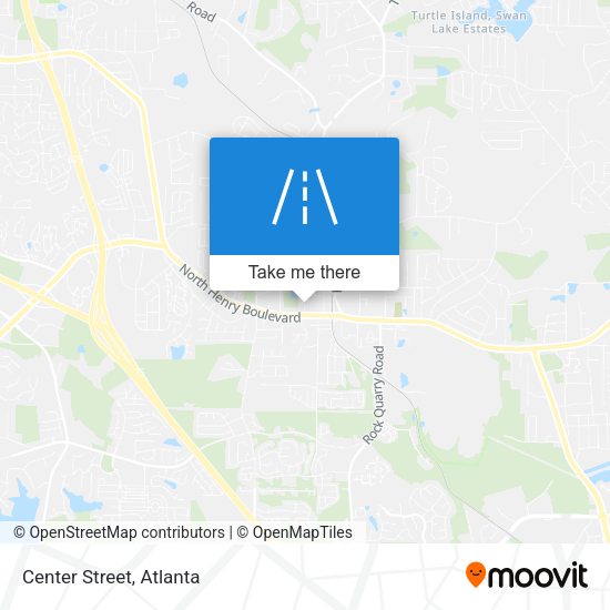 Mapa de Center Street