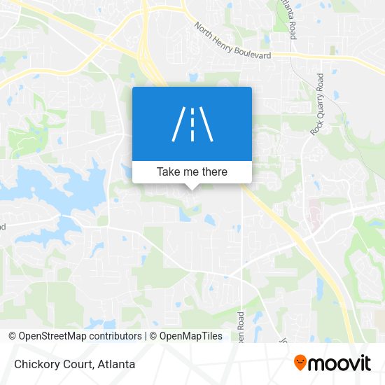Mapa de Chickory Court