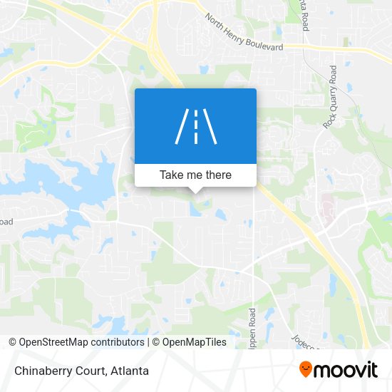 Chinaberry Court map