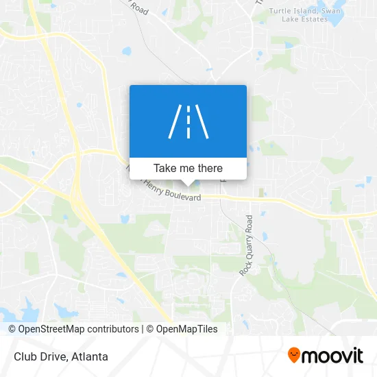 Club Drive map