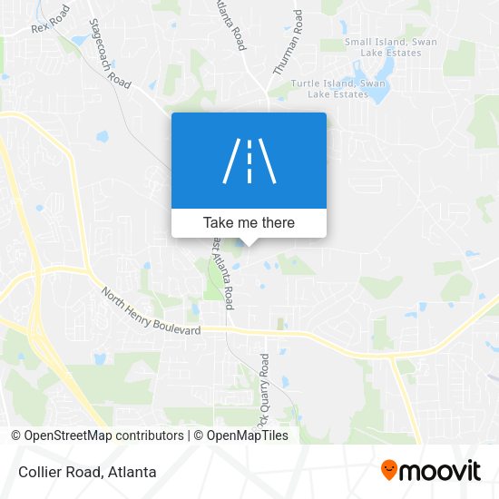 Mapa de Collier Road