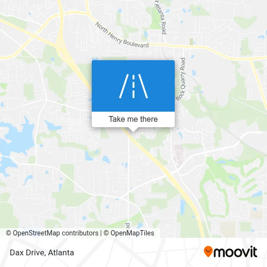 Dax Drive map