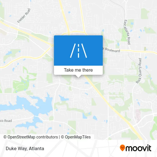 Duke Way map