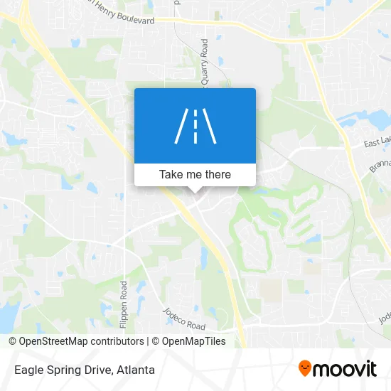 Eagle Spring Drive map