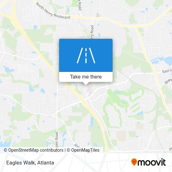 Mapa de Eagles Walk
