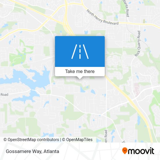 Mapa de Gossamere Way