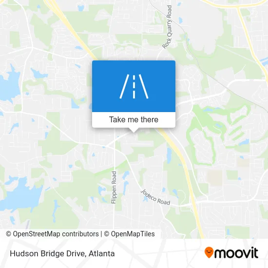 Hudson Bridge Drive map