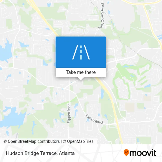 Hudson Bridge Terrace map