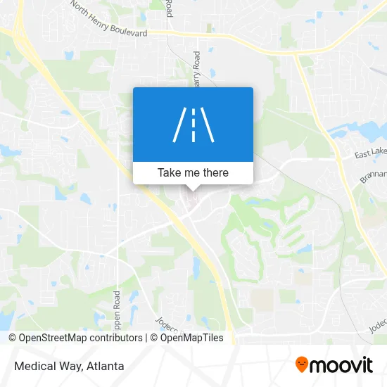 Medical Way map