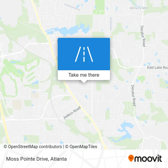 Moss Pointe Drive map