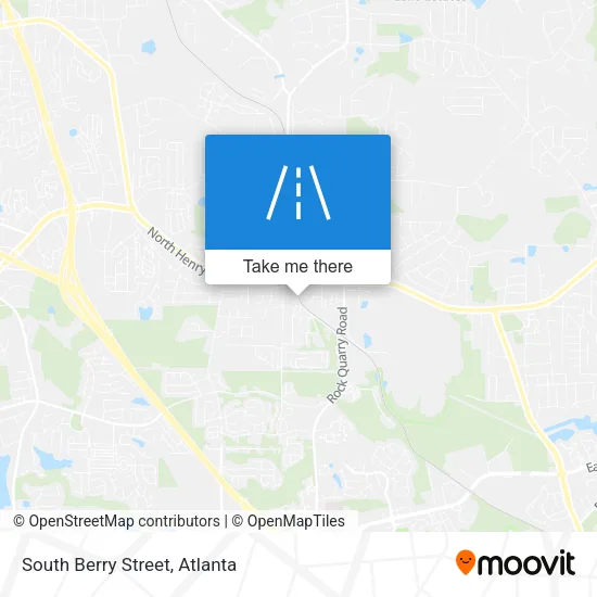 South Berry Street map