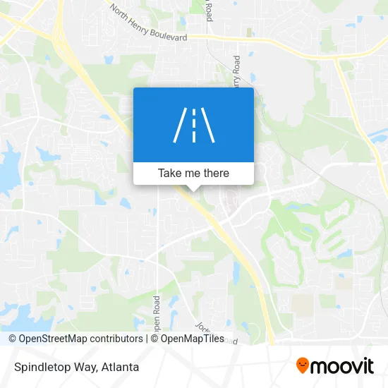 Spindletop Way map