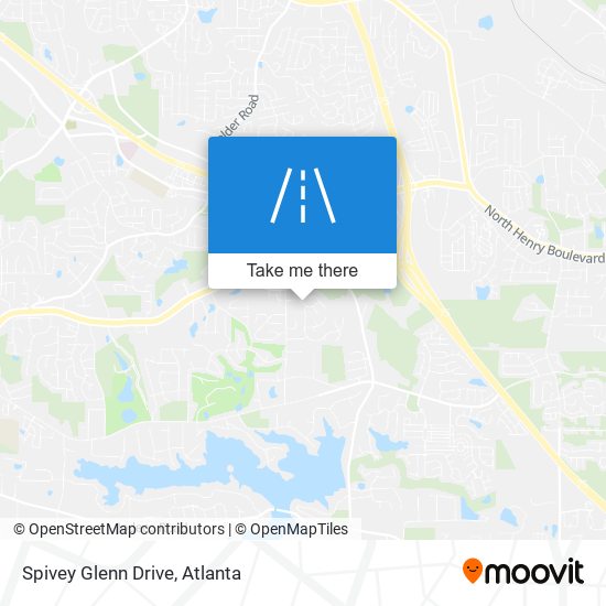 Mapa de Spivey Glenn Drive