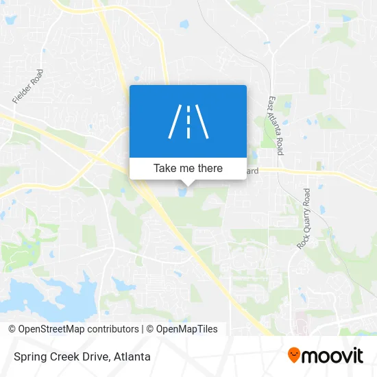 Spring Creek Drive map