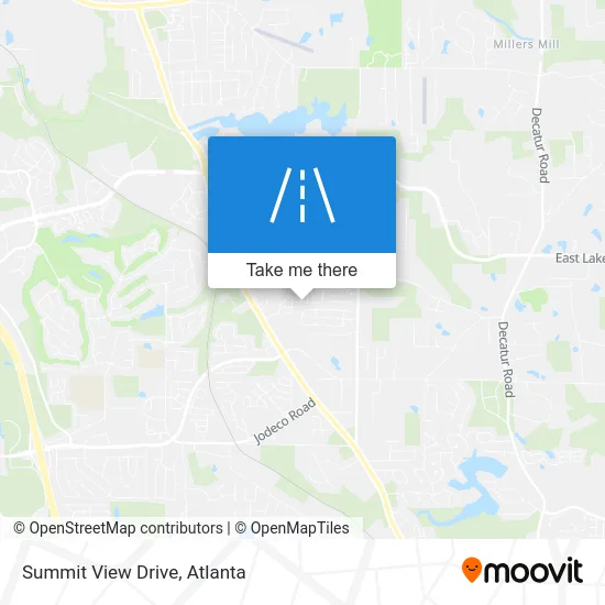 Summit View Drive map