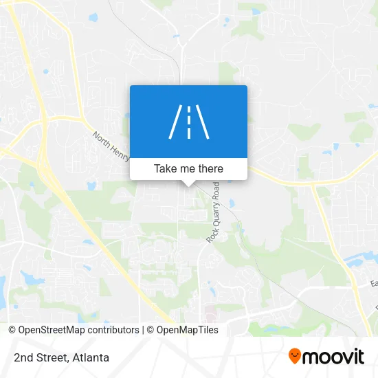 2nd Street map
