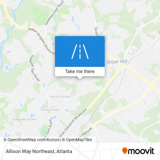 Mapa de Allison Way Northeast