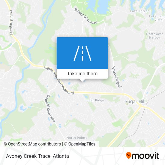 Mapa de Avoney Creek Trace