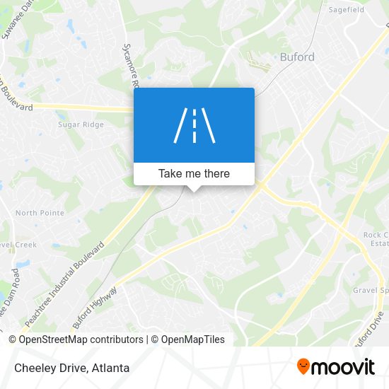 Mapa de Cheeley Drive