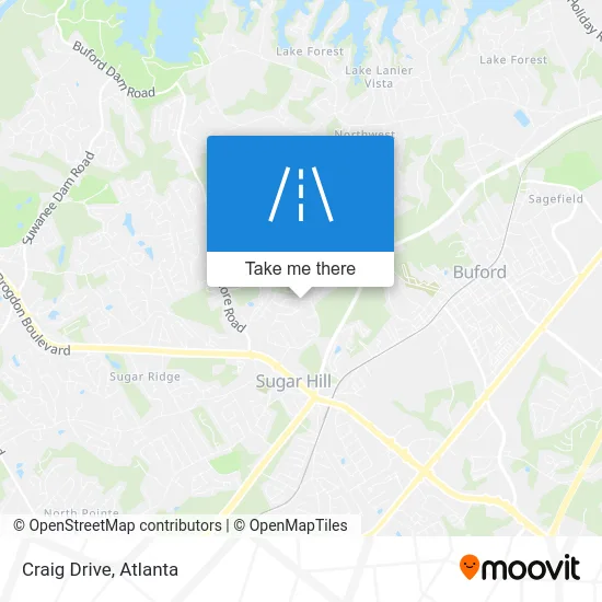 Craig Drive map