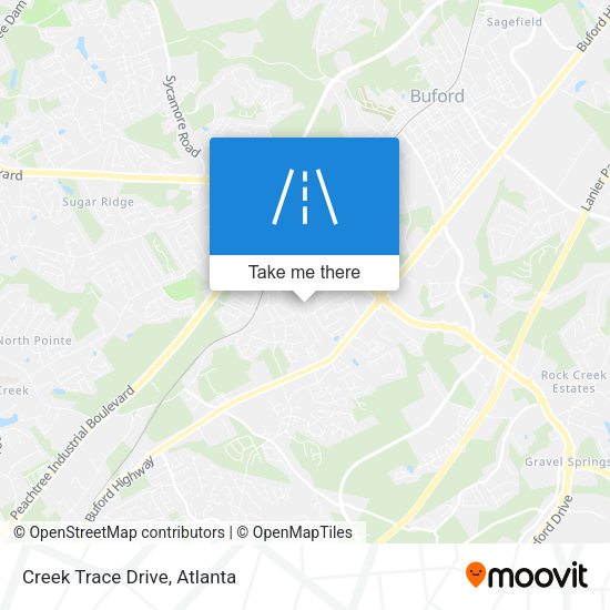 Mapa de Creek Trace Drive