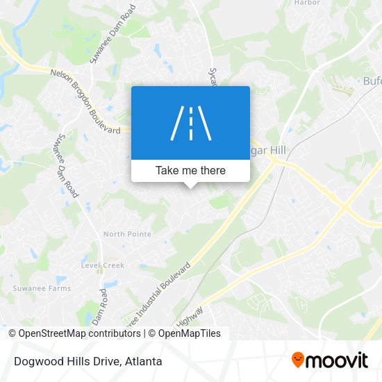 Mapa de Dogwood Hills Drive