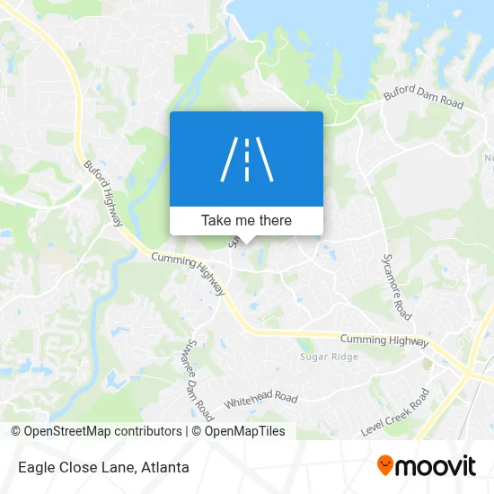 Eagle Close Lane map