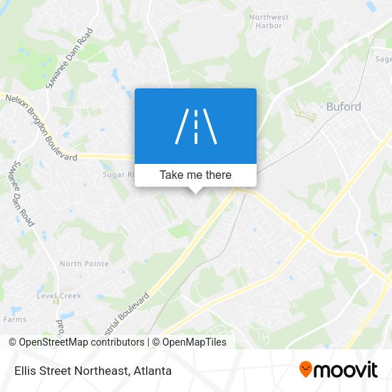 Ellis Street Northeast map