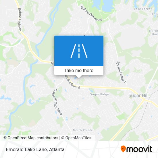 Mapa de Emerald Lake Lane