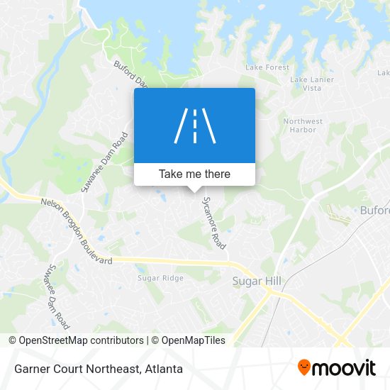 Garner Court Northeast map
