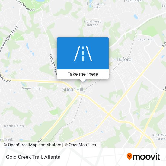 Mapa de Gold Creek Trail
