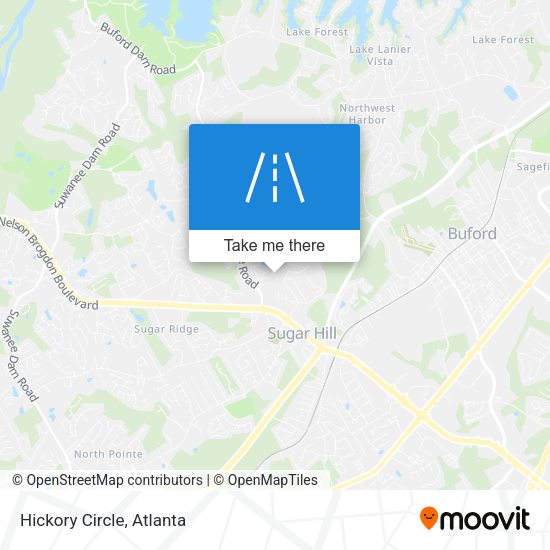 Mapa de Hickory Circle