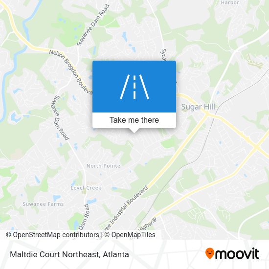 Maltdie Court Northeast map