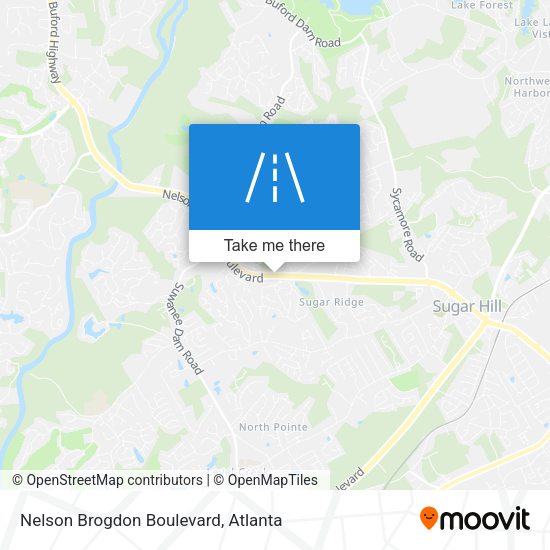 Nelson Brogdon Boulevard map