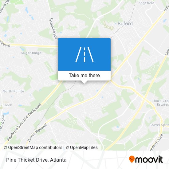 Mapa de Pine Thicket Drive