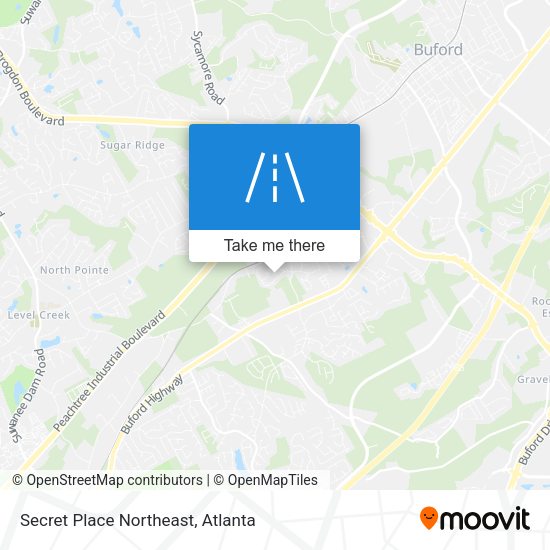 Mapa de Secret Place Northeast