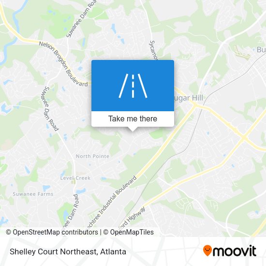 Mapa de Shelley Court Northeast