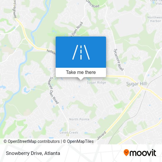 Mapa de Snowberry Drive