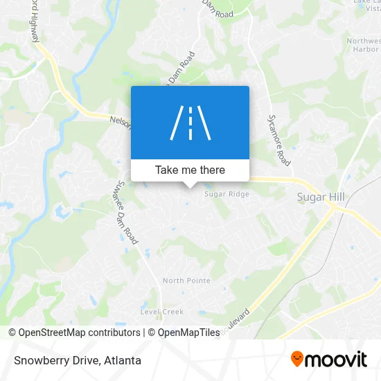 Snowberry Drive map