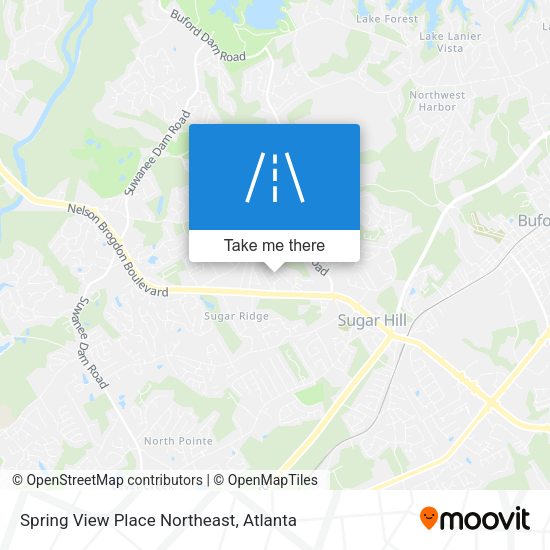 Spring View Place Northeast map
