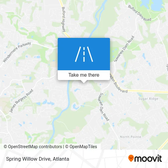 Spring Willow Drive map