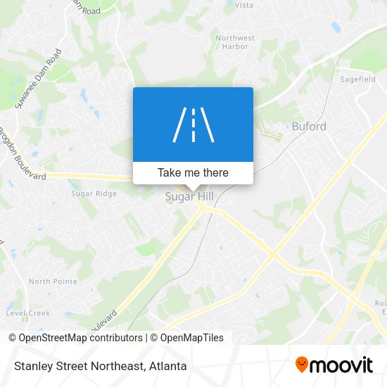 Mapa de Stanley Street Northeast