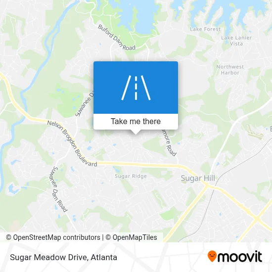 Sugar Meadow Drive map