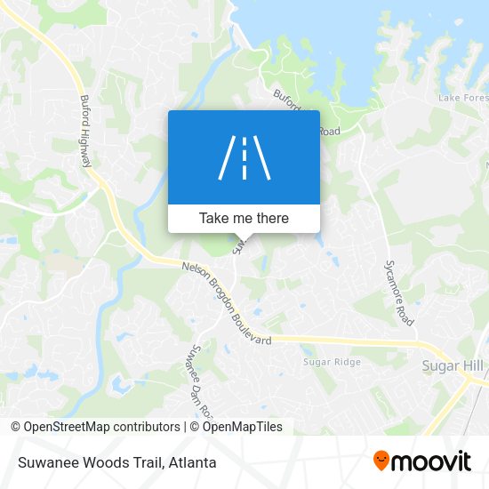 Mapa de Suwanee Woods Trail